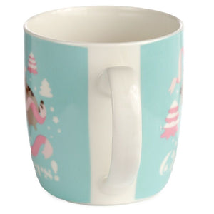 Christmas Pusheen the Cat Porcelain Mug