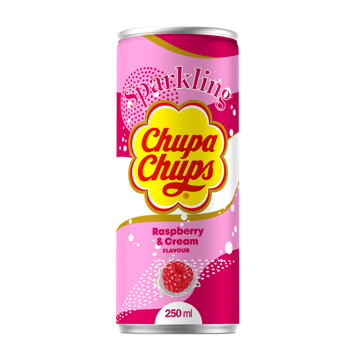 Chupa Chups Raspberry & Cream Soda Drink
