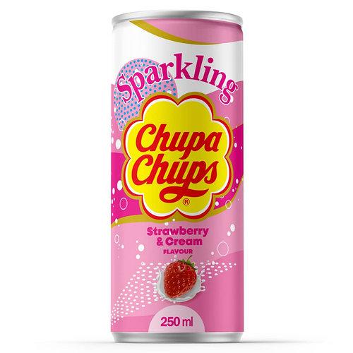 Chupa Chups Strawberry & Cream Soda Drink