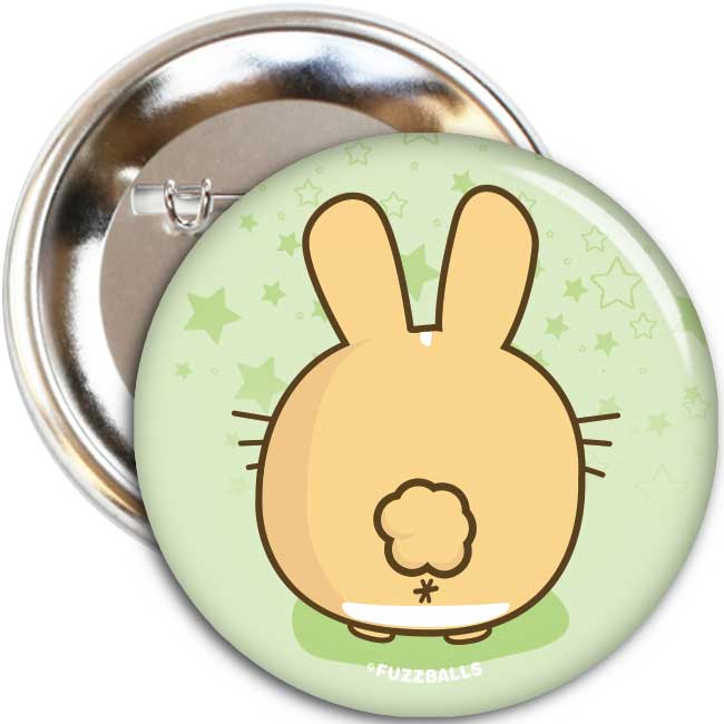 Fuzzballs Bunny Butt Badge