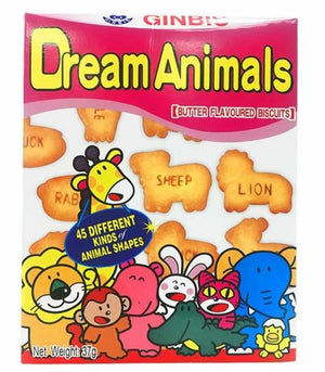 Ginbis Dream Animal Butter Flavoured Crackers