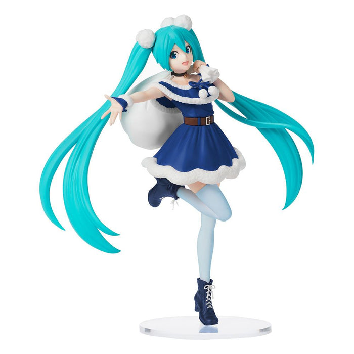 Hatsune Miku SPM PVC Statue Christmas 2020 Blue Figure