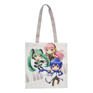 Piapro Chibi Hatsune Miku & Vocaloid Friends Tote Bag