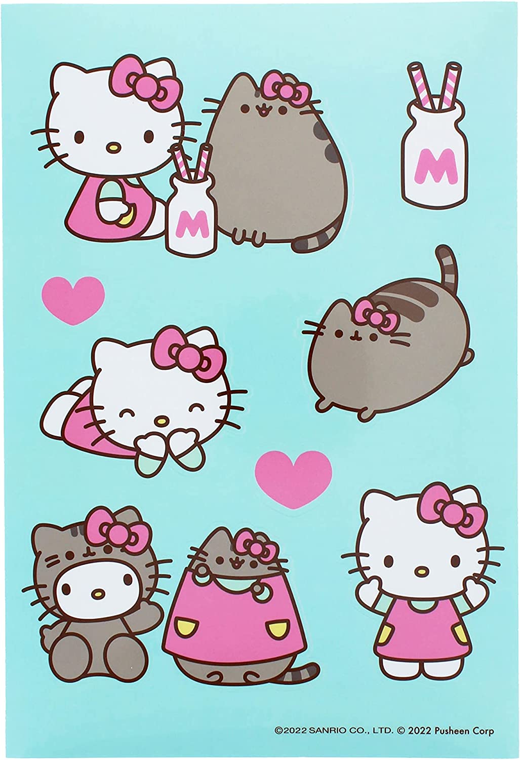 neumonía varilla lavar Hello Kitty x Pusheen Tech Vinyl Stickers | Kawaii Gifts | Kawaii  Stationery – Sweetie Kawaii