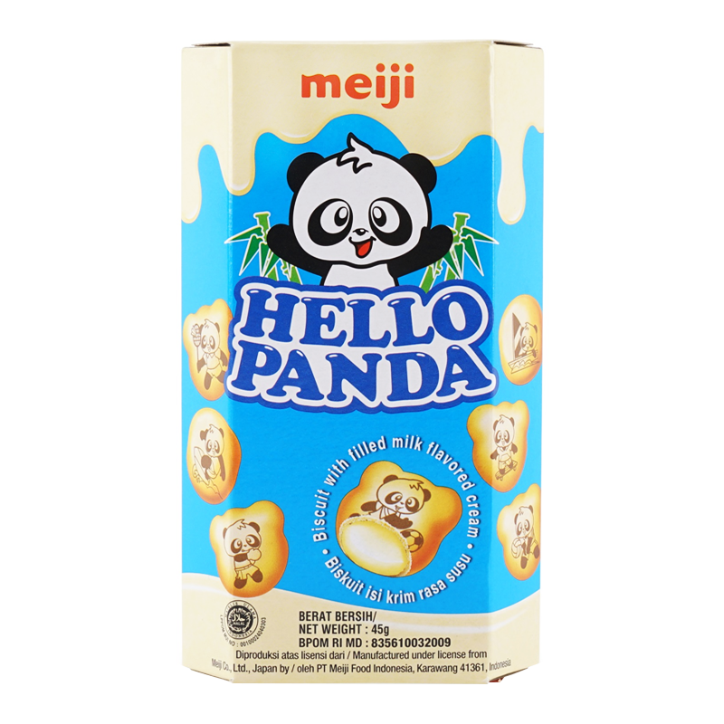 Hello Panda Milk Cream Flavour Filled Biscuits Japanese Candy & Snacks - Sweetie Kawaii