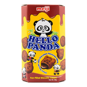 Hello Panda Double Chocolate Flavour Filled Biscuits Japanese Candy & Snacks - Sweetie Kawaii
