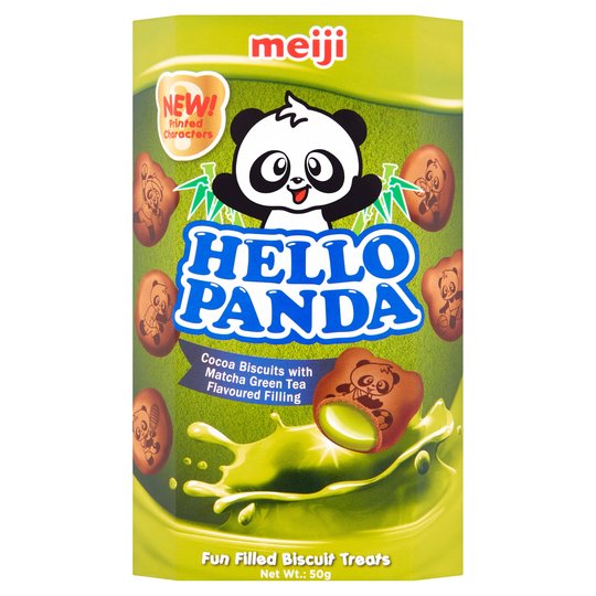 Hello Panda Matcha Green Tea Flavour Filled Biscuits Japanese Candy & Snacks - Sweetie Kawaii