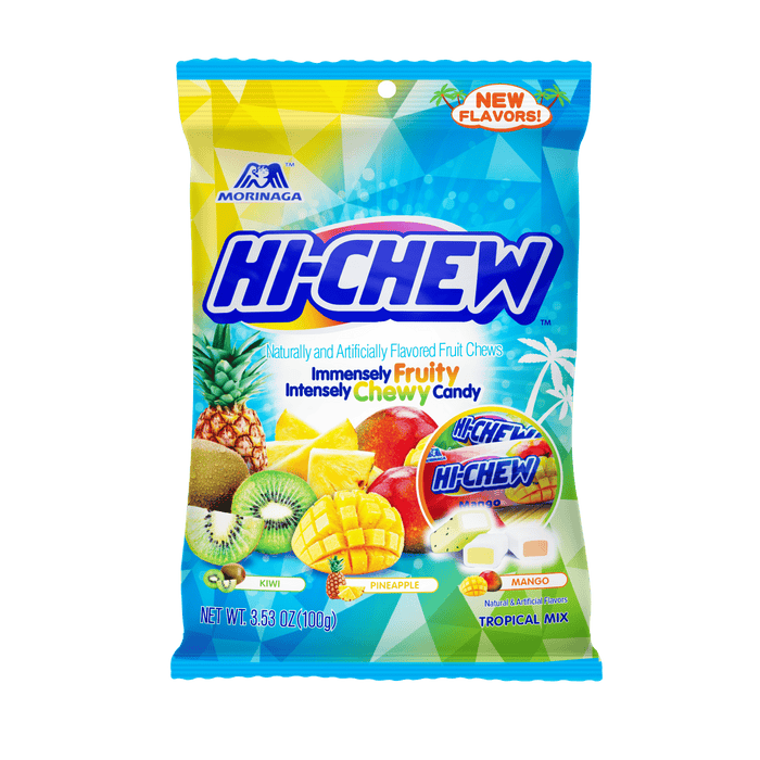 Hi-Chew Peg Bag Tropical Fruit Mix Candy