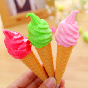 Summertime Dessert Ice Cream Cone Pen Stationery - Sweetie Kawaii