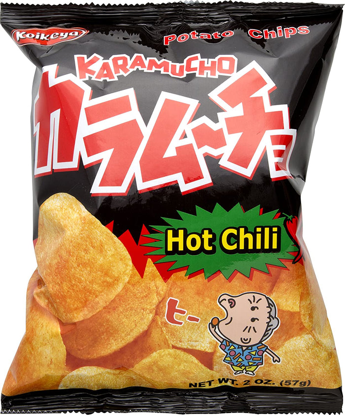 Koikeya Karamucho Hot Chilli Flavoured Potato Chips