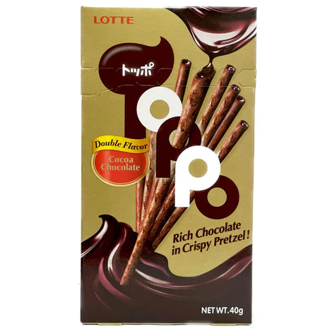 Toppo Cacao Chocolate Biscuit Sticks
