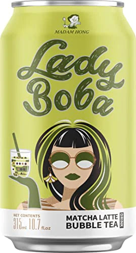 Madam Hong Lady Boba Matcha Latte Bubble Tea