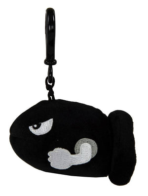 Mario Kart Mocchi-Mocchi Clip On Plush Hanger Bullet Bill Keychain Collectables - Sweetie Kawaii