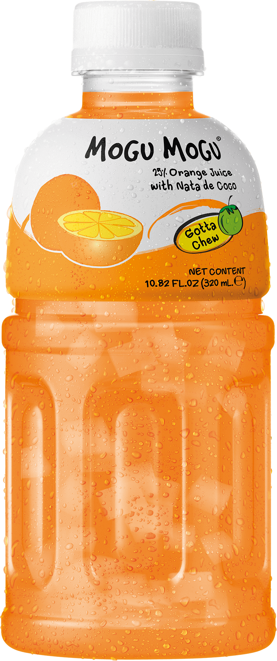 Mogu Mogu Orange with Nata de Coco Drink
