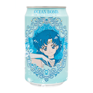 Ocean Bomb Sailor Moon Crystal Sailor Mercury Pear Flavoured Sparkling Water Drink