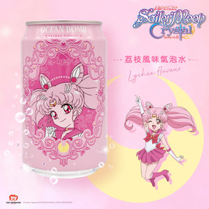 Ocean Bomb Sailor Moon Crystal Chibiusa Lychee Flavoured Sparkling Water Drink