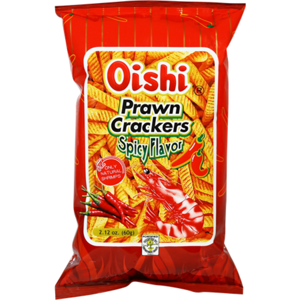 Oishi Spicy Prawn Crackers Shrimp Chips Japanese Candy & Snacks - Sweetie Kawaii
