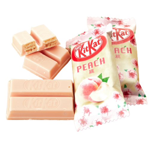 Peach Flavoured Japanese Kit Kat Chocolate Bar