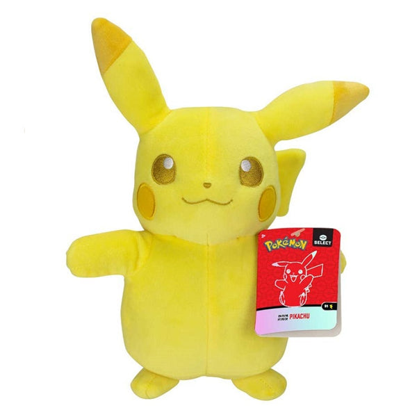 Pokémon Monochrome Pikachu Plush Figure | Official Kawaii Anime Plush ...