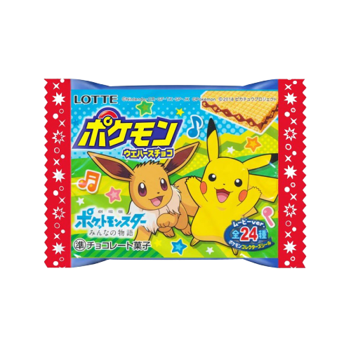 Lotte Pokemon Chocolate Wafer Biscuit Japanese Candy & Snacks - Sweetie Kawaii