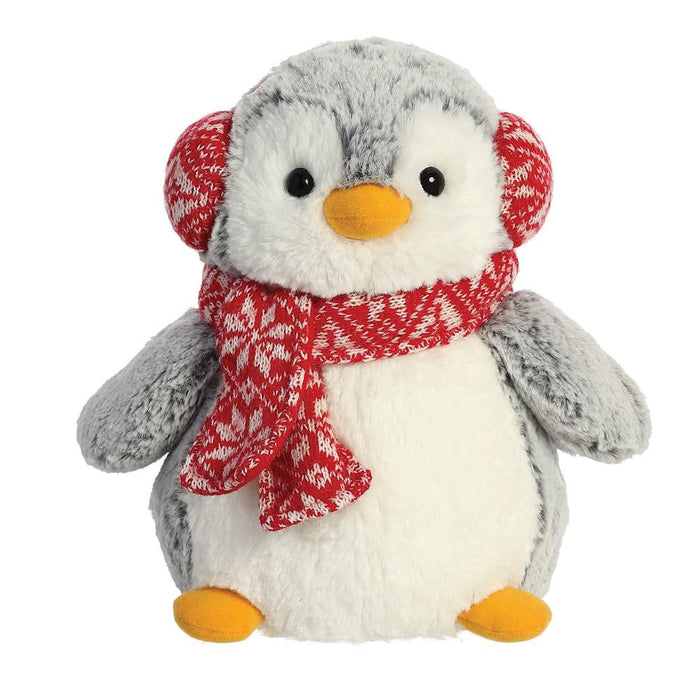 Pom Pom Penguin Penguin with Earmuffs Plush