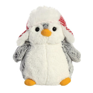 Pom Pom Penguin Penguin with Trapper Hat Plush