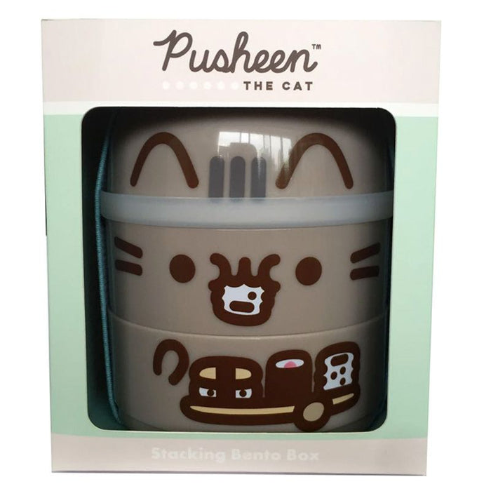 Pusheen the Cat Stacked Round Bento Lunch Box
