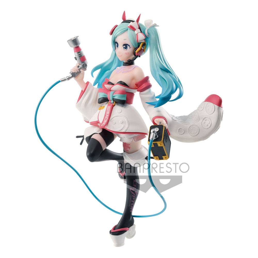 Racing Miku Espresto PVC Statue est-Dress & Pattern Hatsune Miku 2020 Kimono Ver.