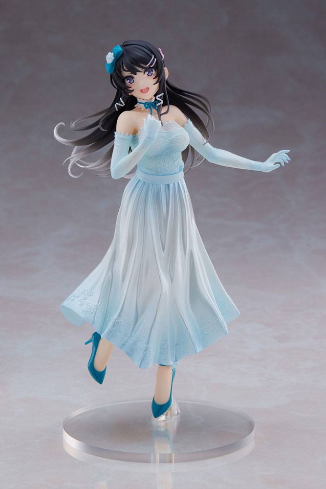Rascal Does Not Dream of Bunny Girl Senpai Coreful PVC Statue Mai Sakurajima Party Dress Ver.