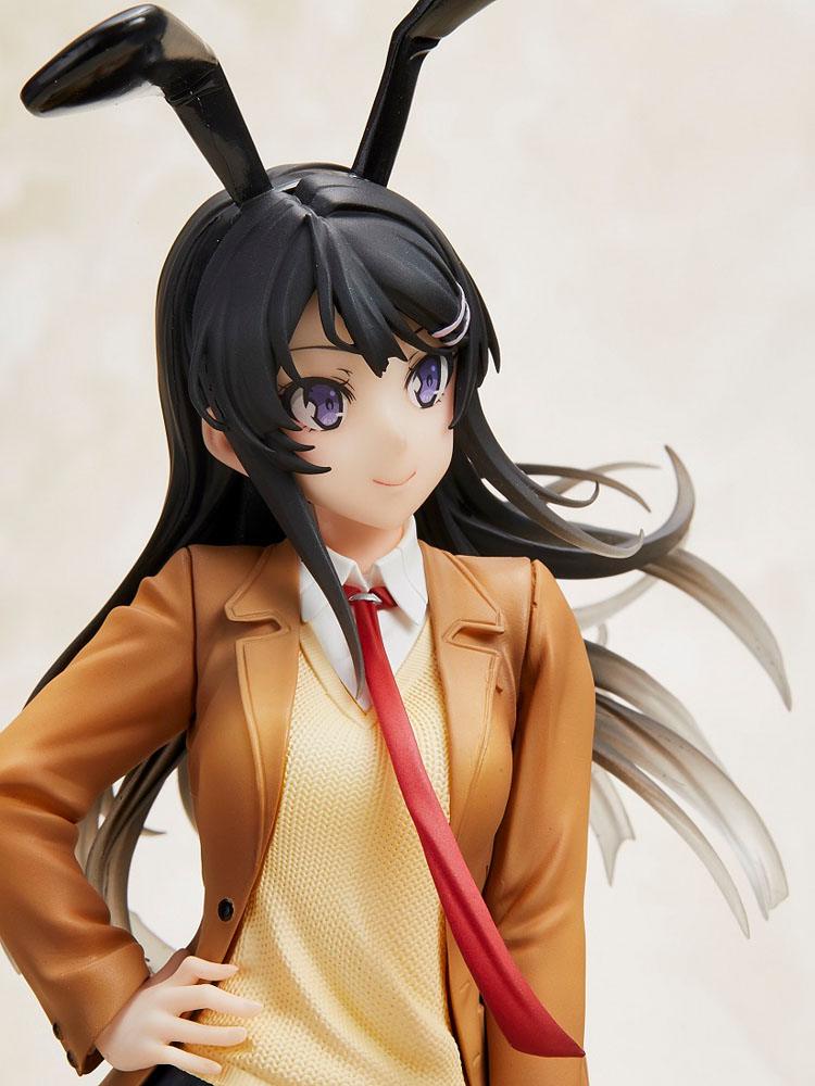 Rascal Does Not Dream of Bunny Girl Senpai Statue Mai Sakurajima Mai Uniform Bunny Ver.