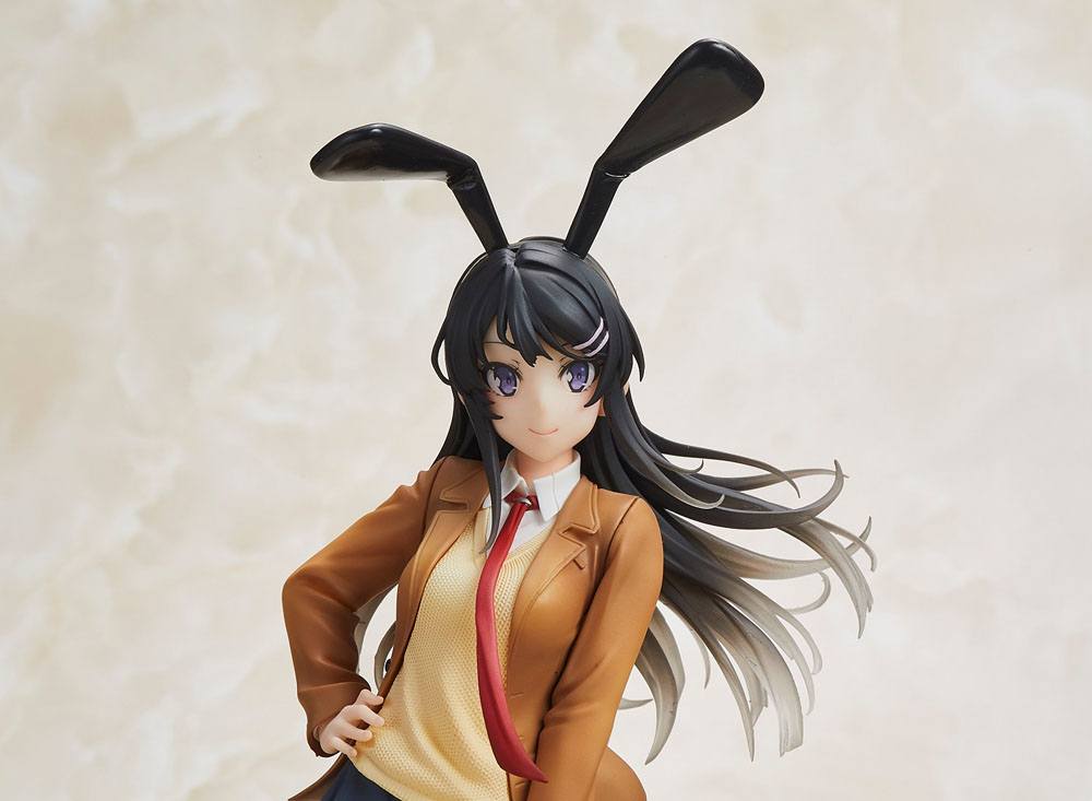 Rascal Does Not Dream of Bunny Girl Senpai Statue Mai Sakurajima Mai Uniform Bunny Ver.