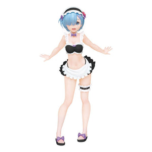 Re: Zero Precious Figure PVC Statue Rem Maid Swimwear Ver. Renewal Figure