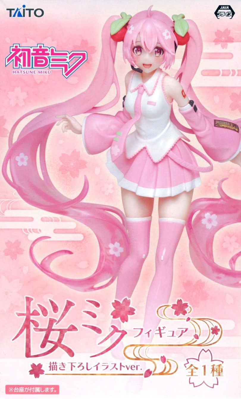 Vocaloid PVC Statue Sakura Miku Newly Written Illustration Ver.