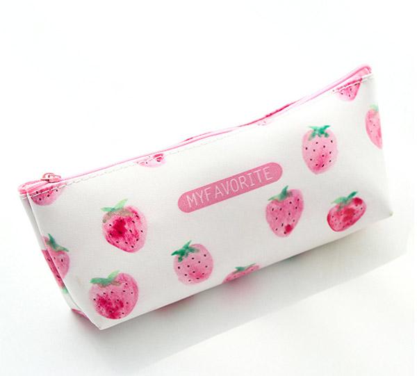 LAST CHANCE! Cute Strawberry 'My Favourite' Pencil Case