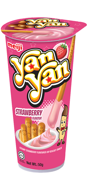 Meiji Yan Yan Strawberry Biscuit Sticks