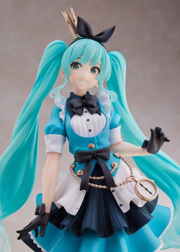 Vocaloid PVC Princess AMP Statue Hatsune Miku Alice Ver. Figure