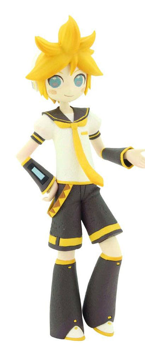 Official Furyu figure of Kagamine Len from Vocaloid. This figure is part of the CartoonY series line with Kagamine Len in a casual pose.