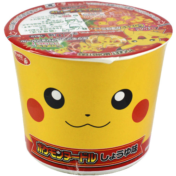 Pokemon Pikachu Classic Soy Sauce Snack Sized Ramen Noodles