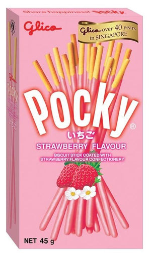 Strawberry Pocky Biscuit Sticks Japanese Candy & Snacks - Sweetie Kawaii